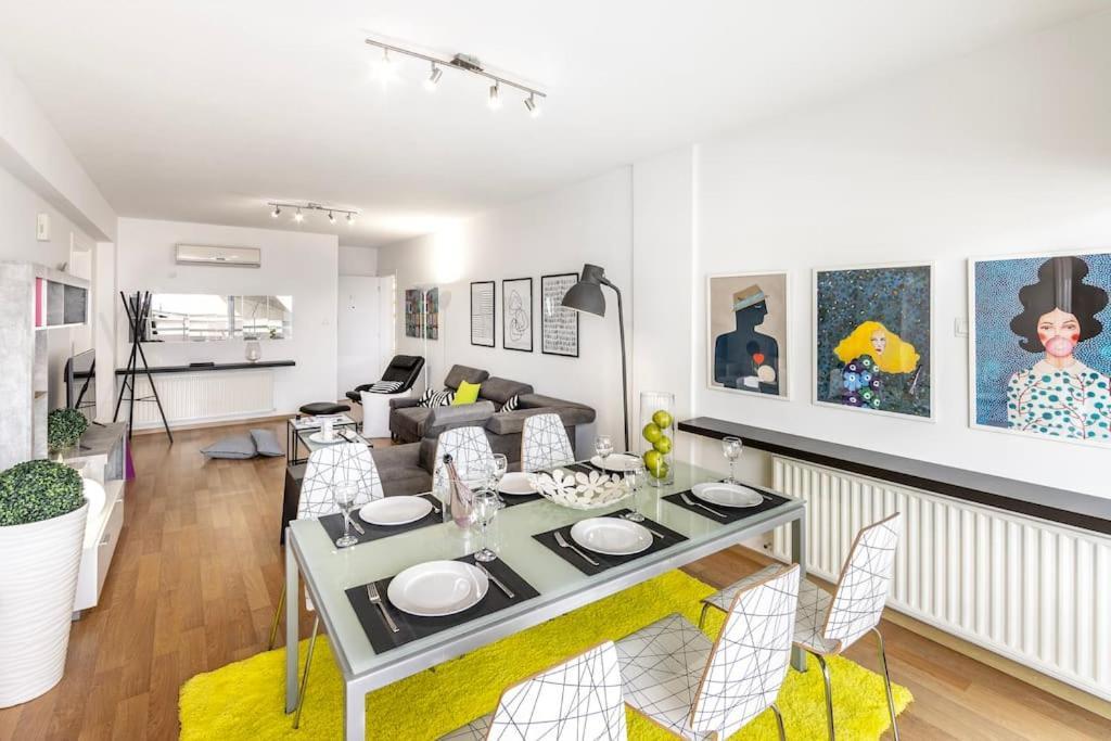 Luxurious Bright & Stylish 2Br With Office In Nicosia Nicósia Exterior foto